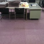 研究室にカーペット導入
