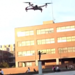 クワッドコプター (DJI-F450NAZA) 試験飛行@筑波大石の広場