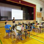 つくば市　吾妻小学校 防災キャンプでのデモフライト