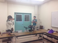 UAVのプロジェクトに関して筑波大学新聞から取材を受けました