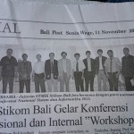 国際ワークショップ SocDic2013 @ インドネシア + 地元新聞に掲載されました