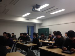 平成25年度 卒業論文発表会 + 打ち上げ＠いつもの百香亭